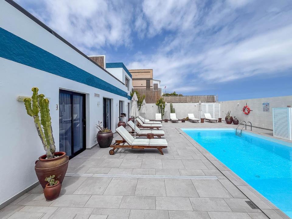 Edem piscina climatizada Playa del Hombre Telde Exterior foto